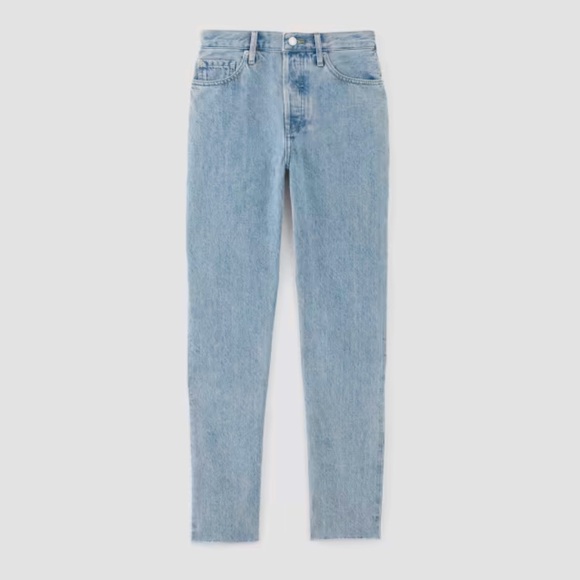 everlane cigarette jean Everlane Straight Fit High Rise Cheeky Cigarette Jeans